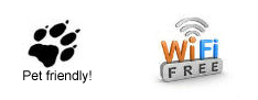 Pets welcome and free WiFi